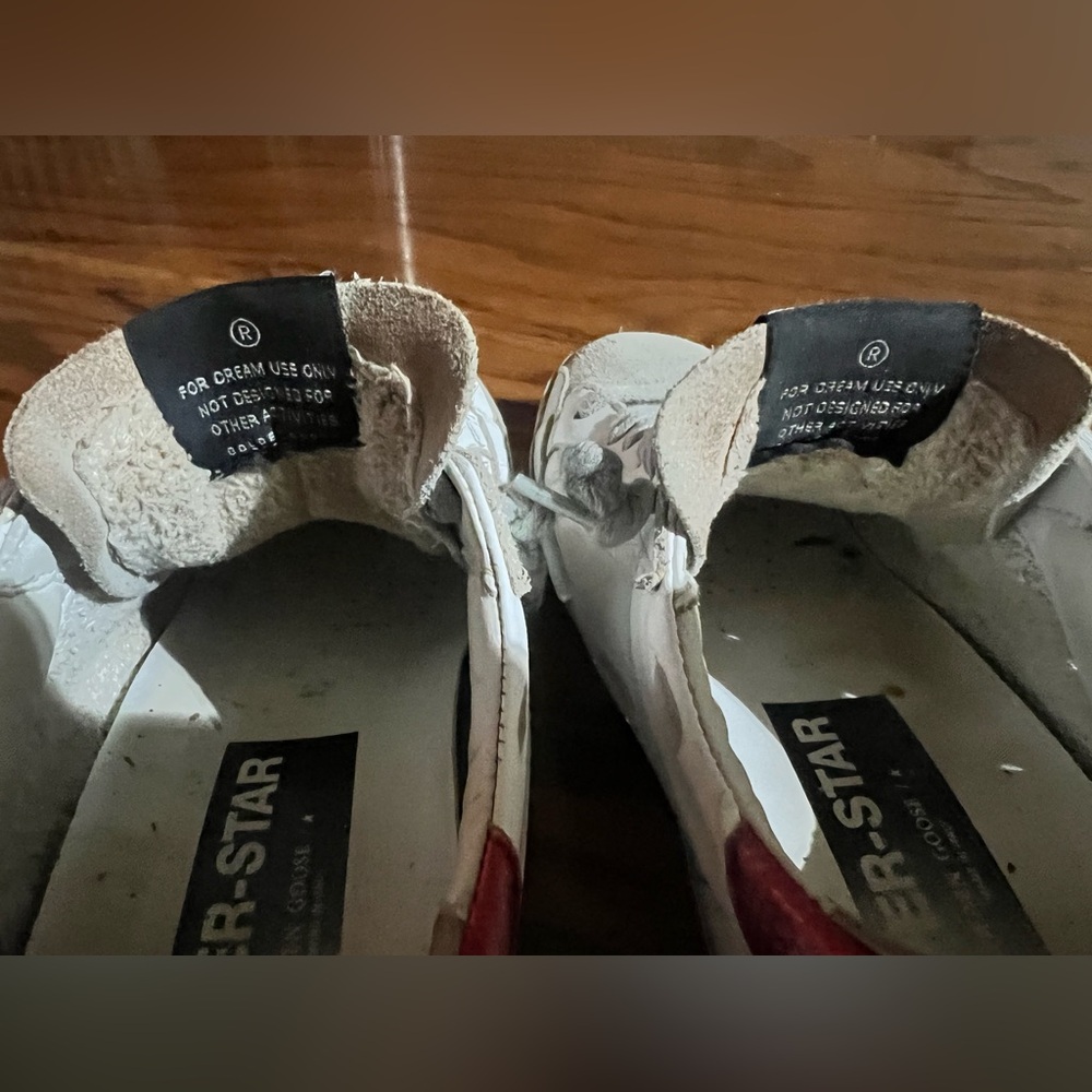 Golden Goose superstar tennis shoes size7 - Picture 6 of 8